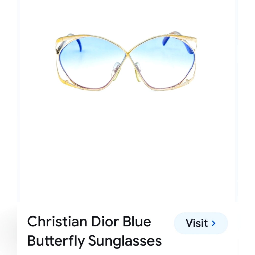 CHRISTIAN DIOR Butterfly Sunglasses 2056